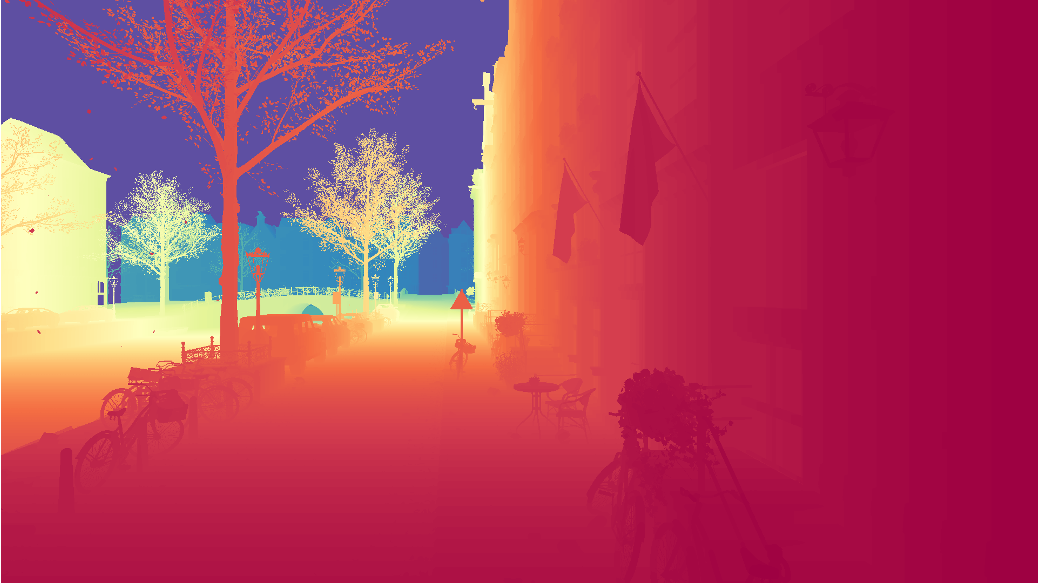 PromptDepth prediction overlay.